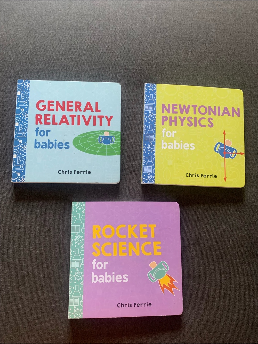 Three Books Of General Relativity, Newtonian Physics & Rocket Science For Babies